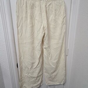 Vici Women's Cream Wide Leg Pants